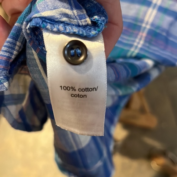 Cotton button up mini dress - Picture 4 of 4